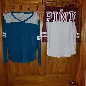4 Victoria secrets pink shirts